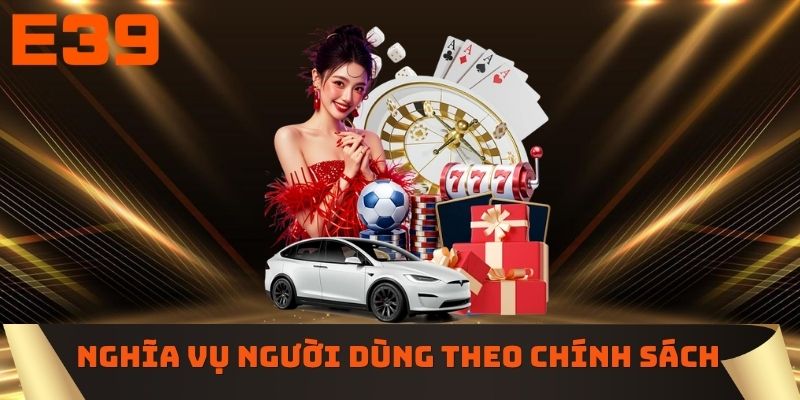 Nghĩa vụ của người dùng theo chính sách miễn trừ